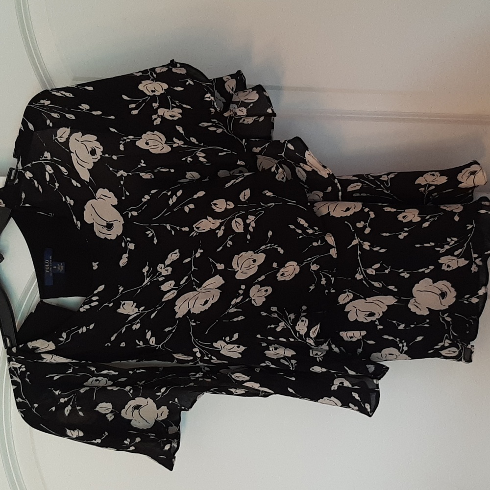 Polo Ralph Lauren Floral Cold Shoulder Blouse